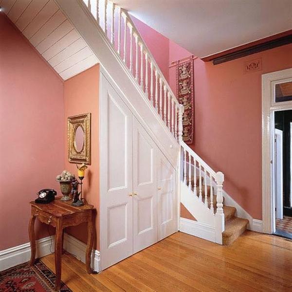 use space under stairs